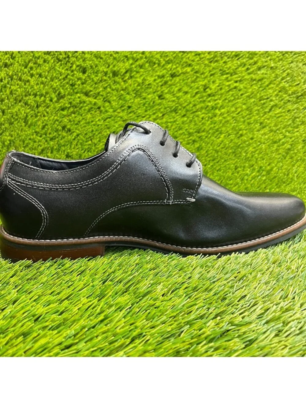 Nunn Bush Westwood Mens Size 12 Black Casual Classic Leather Oxford Dress Shoes